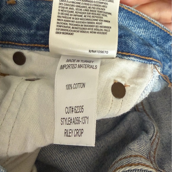 Agolde Riley Crop - 23 - Picture 4 of 4